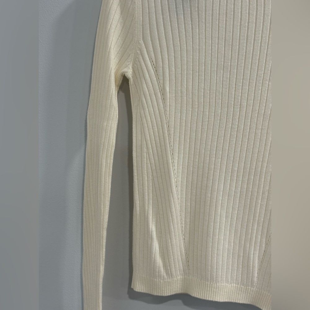 Garage Cream Ribbed Sweater - Picture 5 of 8